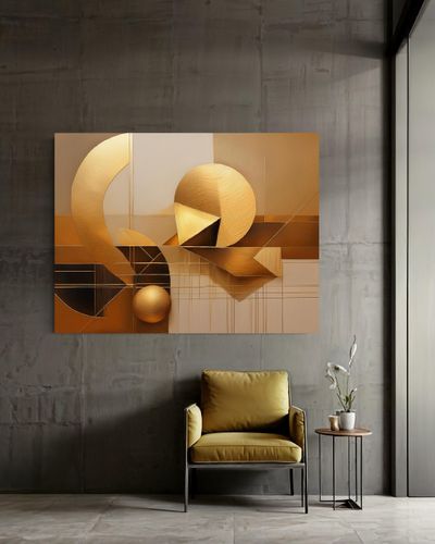 Obraz na płótnie, Abstrakcja Geometryczna 3D 90x60 na Arena.pl