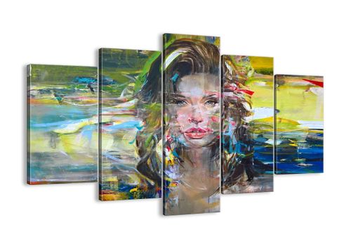 Obraz Na Płótnie - Portret Kobieta - 150X100 Cm - Ea150X100-3473 na Arena.pl
