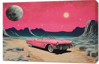 Obraz 90x60cm Kabriolet W Kosmosie