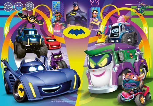 Puzzle 2x24 elementy Batwheels na Arena.pl