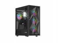 Obudowa do komputera Genesis Diaxid 605 ARGB Midi Tower ATX Okno Czarna