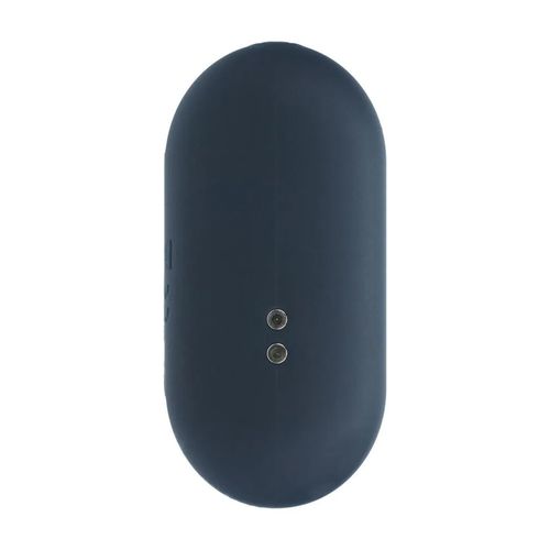 Hexagonal Vibrating Silicone Anal Plug - M - Black na Arena.pl