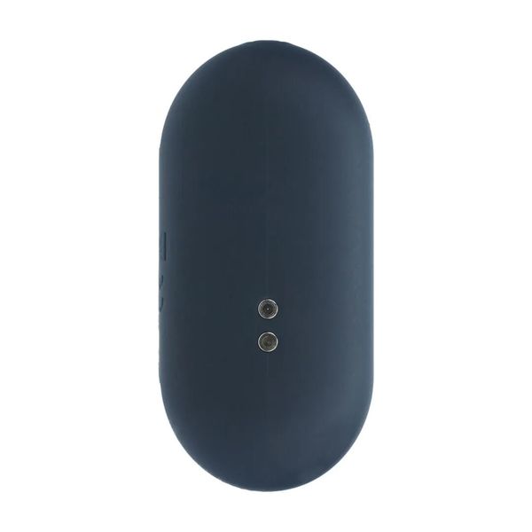Hexagonal Vibrating Silicone Anal Plug - M - Black zdjęcie 5