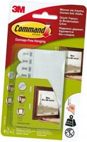 Rzepy Samoprzylepne COMMAND Zestaw 24szt/12par - Bezinwazyjne,bez