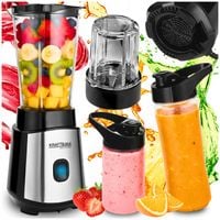 BLENDER KIELICHOWY 1500W MIKSER DO SMOOTHIE KOKTAJLI LODU 2 BIDONY +
