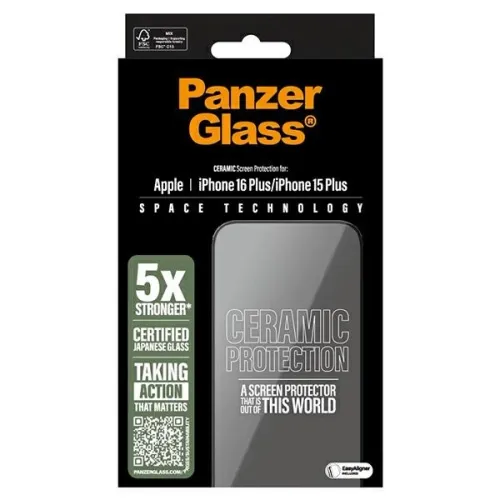Szkło hartowane PanzerGlass Ceramic Screen Protector Ultra-Wide Fit na iPho na Arena.pl