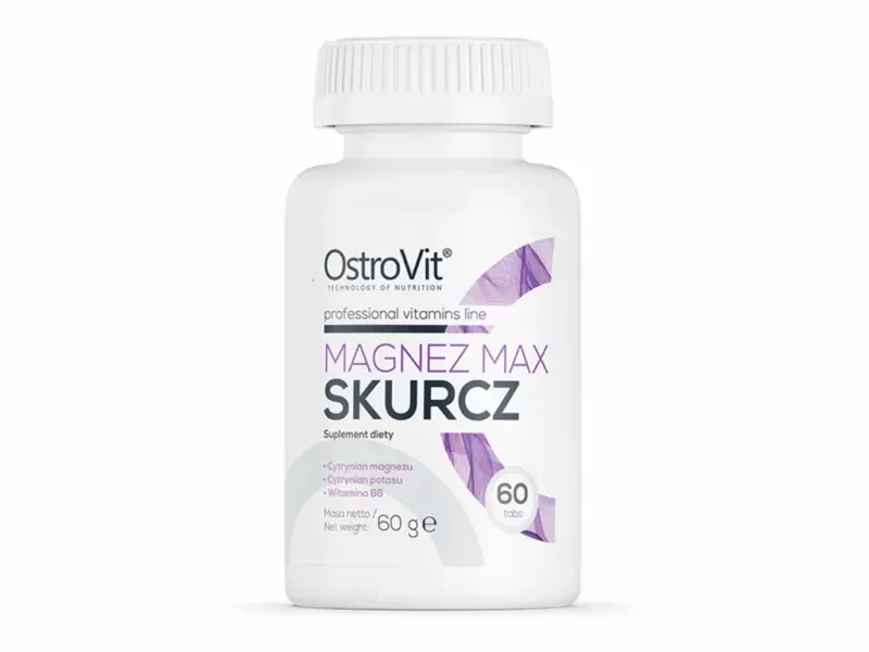 Magnez Max Skurcz 60 Tabs Ostrovit zdjęcie 1