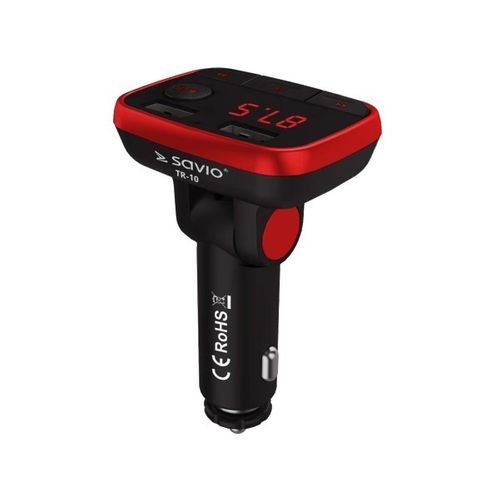 Elmak Transmiter FM SAVIO TR-10 Bluetooth, ładowarka na Arena.pl