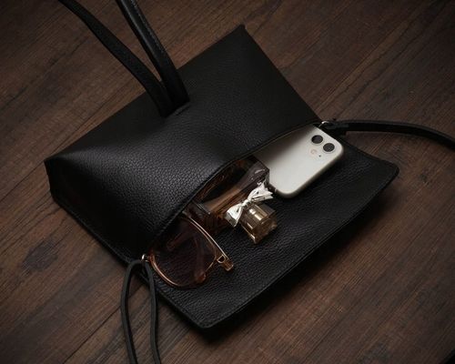 WŁOSKA SKÓRZANA KOPERTÓWKA TOREBKA WIZYTOWA SOLOME FLORA CZARNA WIECZOROWA na Arena.pl