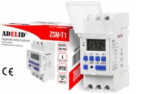 PROGRAMATOR CZASOWY NA SZYNĘ CYFROWY TYGODNIOWY