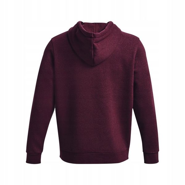 Under Armour Bluza Ua Essential Fleece Hoodie 1373880 Bordowy Loose Fit zdjęcie 3
