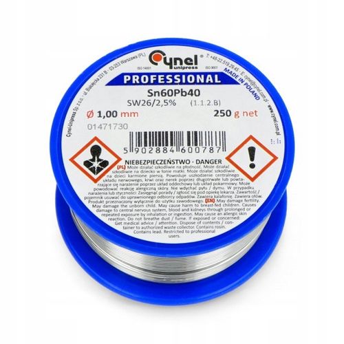 CYNA 1.0mm SZPULA 250g Sn60Bb40 na Arena.pl
