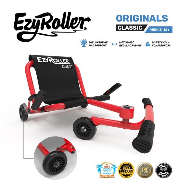 Gokart dla dzieci EzyRoller Classic Red zdjęcie 2