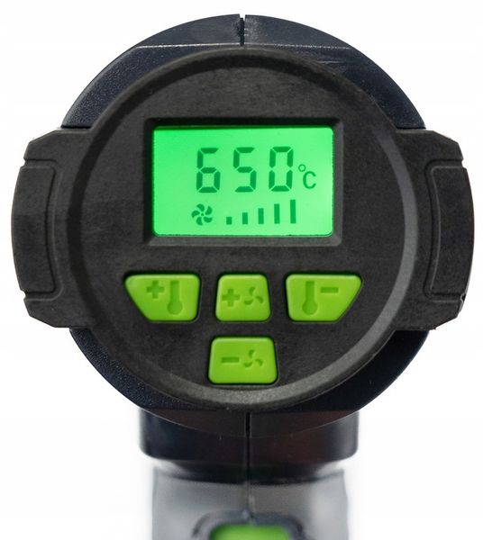OPALARKA ELEKTRYCZNA 2 BIEGI REGULACJA LCD MOCNA 2200W + 5 DYSZ + zdjęcie 15