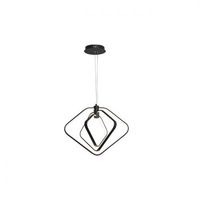 LAMPA WISZĄCA LED MESTO 39W 4000K CZARNY MAT STAL ALUMINIUM