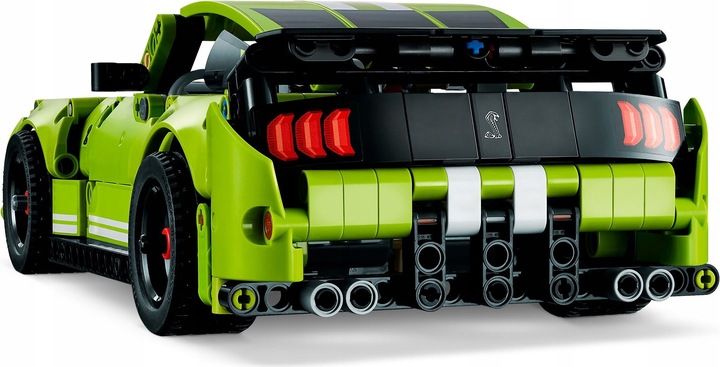 LEGO TECHNICS Samochód Ford Mustang Shelby + 2x silnik Pull&Back zdjęcie 10