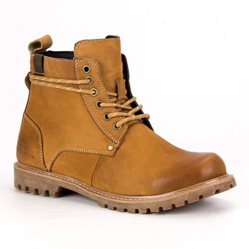 Skórzane męskie botki r.43 na Arena.pl