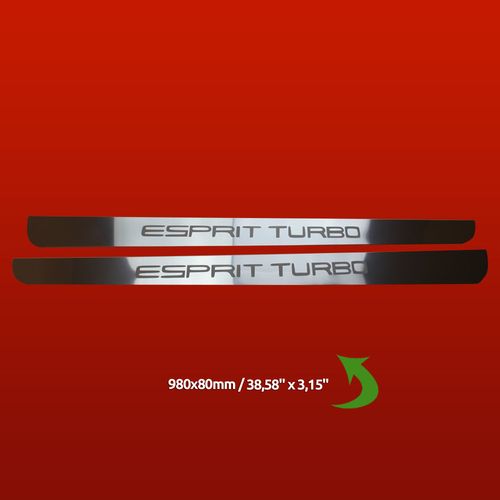 Listwa progowa LOTUS ESPRIT  ESPRIT TURBO Stal nierdzewna 304 połysk 2szt na Arena.pl