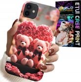 ETUI DO IPHONE 12 MINI - RODZINKA RÓŻANYCH MISIÓW SERCE + SZKŁO