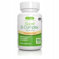 SUPER witamina B COMPLEX witamina B12 B6 B7 AKTYWNY folian 180 tabletek