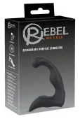 rebel prostaty zakrzywiony wibrator czarny 9 trybow ładowalny 14,6cm