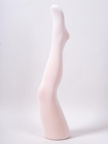 Rajstopy dziecięce mikrofibra gładkie ecru 40 DEN 116-122 YOCLUB zdjęcie 3