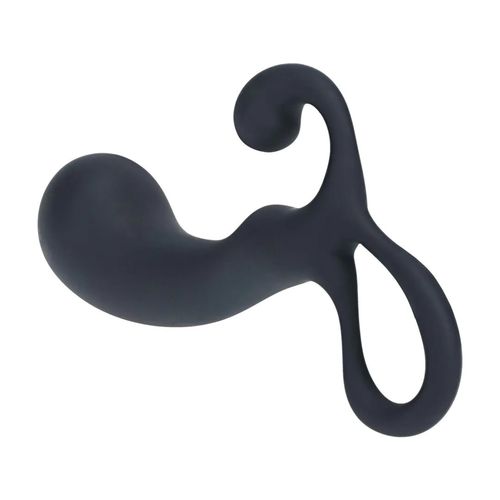Bulb With Loop Silicone Prostate Massager - S - Black na Arena.pl