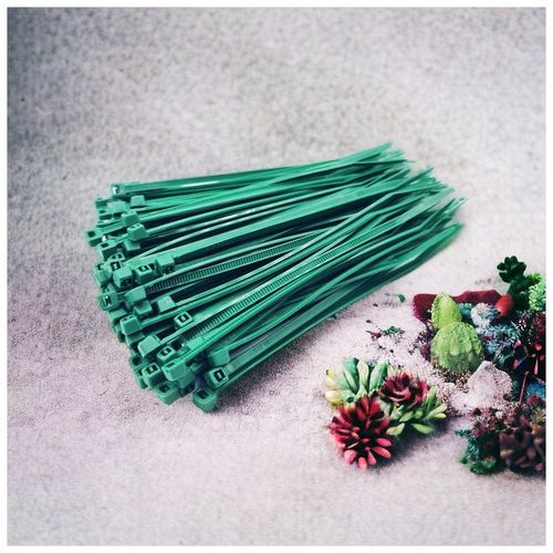 Mocne Taśma Kablowa ZIELONA ⌀ 2,5 mm x 100 mm 100 szt. Opaska Zaciskowa na Arena.pl