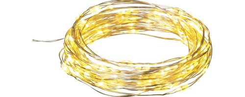 LAMPKI CHOINKOWE na DRUCIK 40 LED ŚWIATEŁKA MIKRO GIRLANDA CIEPŁY BIAŁY AA na Arena.pl