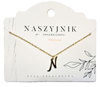 Naszyjnik z literą N