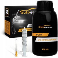 Płyn preparat środek do rozklejenia lampy reflektorów twardy klej 250ml