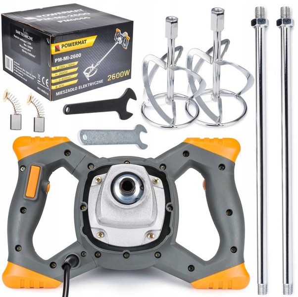Mieszadło ELEKTRYCZNE do Zapraw 2600W 2xMieszalnik zdjęcie 9