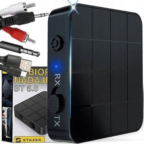 ADAPTER TRANSMITER BLUETOOTH ODBIORNIK NADAJNIK BT 5.0 AUX RCA MINI na Arena.pl