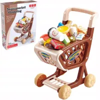 DLA DZIECI  SKLEPOWY WÓZEK  Z ZESTAWEM SŁODYCZY