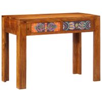 Biurko z szufladą Brązowy 100 x 50 x 75 cm Lite drewno akacjowe