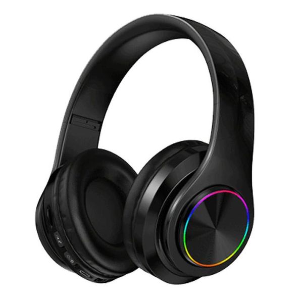 SŁUCHAWKI BEZPRZEWODOWE NAUSZNE BLUETOOTH 5.0 Z MIKROFONEM RGB DLA DZIECKA zdjęcie 3