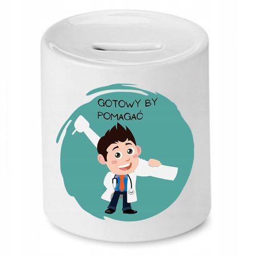 Skarbonka Dla Dentysty Gotowa By Pomagać Prezent Z Nadrukiem Ze Zdjęciem na Arena.pl