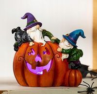DYNIA ZE ŚWIATŁEM LED DEKORACJA JESIENNA HALLOWEEN NA CO DZIEŃ 1 SZTUKA