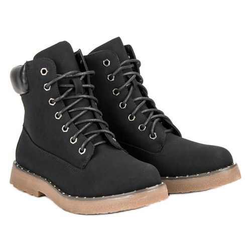 Czarne traperki r.40 na Arena.pl