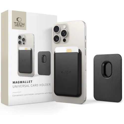 Etui Tech-Protect MagWallet Magsafe na karty - czarne na Arena.pl