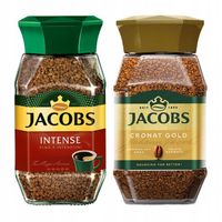 Kawa rozpuszczalna Jacobs Cronat Gold 200g + Jacobs Intense 200g zestaw kaw
