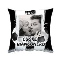 Dwukolorowa poszewka z satyny 38 x 38 cm do sublimacji - Ball