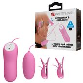 Pretty Love - Electric Shock & Vibro-Bullets, 7 Vibration Functions 3 Elec