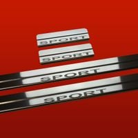 Listwa progowa FORD FIESTA MK7 SPORT Stal nierdzewna 304 połysk 4szt