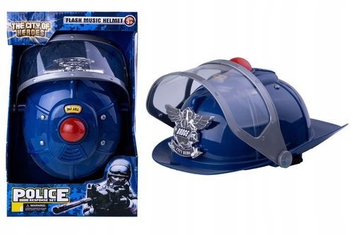 KASK POLICYJNY Z EFEKTAMI DŹWIĘKOWYMI ŚWIETLNYMI HEŁM MAŁY POLICJANT na Arena.pl