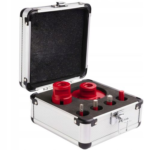 OTWORNICA DO GRESU DIAMENTOWA ZESTAW OTWORNIC 6-68mm BETONU GRANITU ADAPTER na Arena.pl