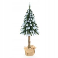 CHOINKA SZTUCZNA JODŁA BIAŁE KOŃCE NA PNIU 100 CM