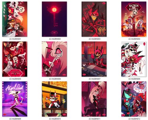 Plakat A3 Hazbin Hotel DO WYBORU na Arena.pl