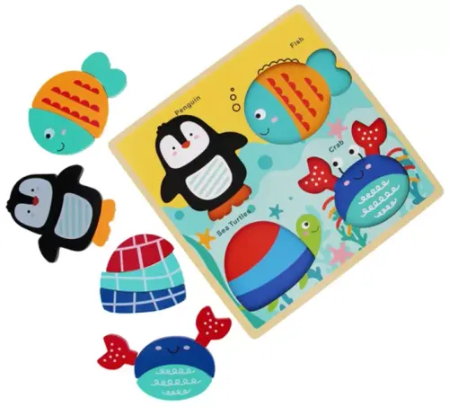 Układanka drewniana, ocean na Arena.pl