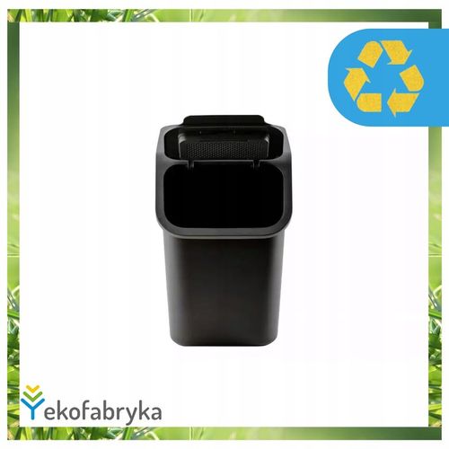 Kosz na śmieci pod zlew na odpady ZMIESZANE kuchenny mały CZARNY 25l na Arena.pl